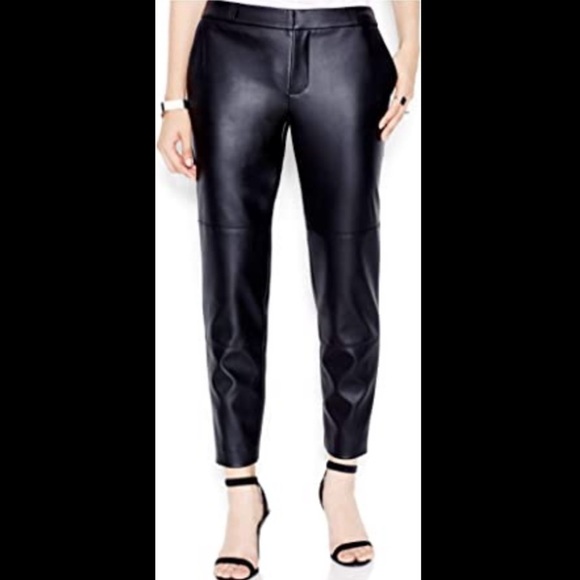 Rachel  Rachel Roy Faux-Leather Ankle Pants - Picture 1 of 15